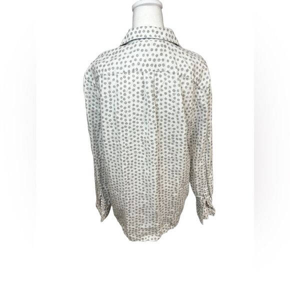 Ted Baker
Men's White Aillon Linen Shirt white and cream polkadot 4 large - Picture 5 of 12